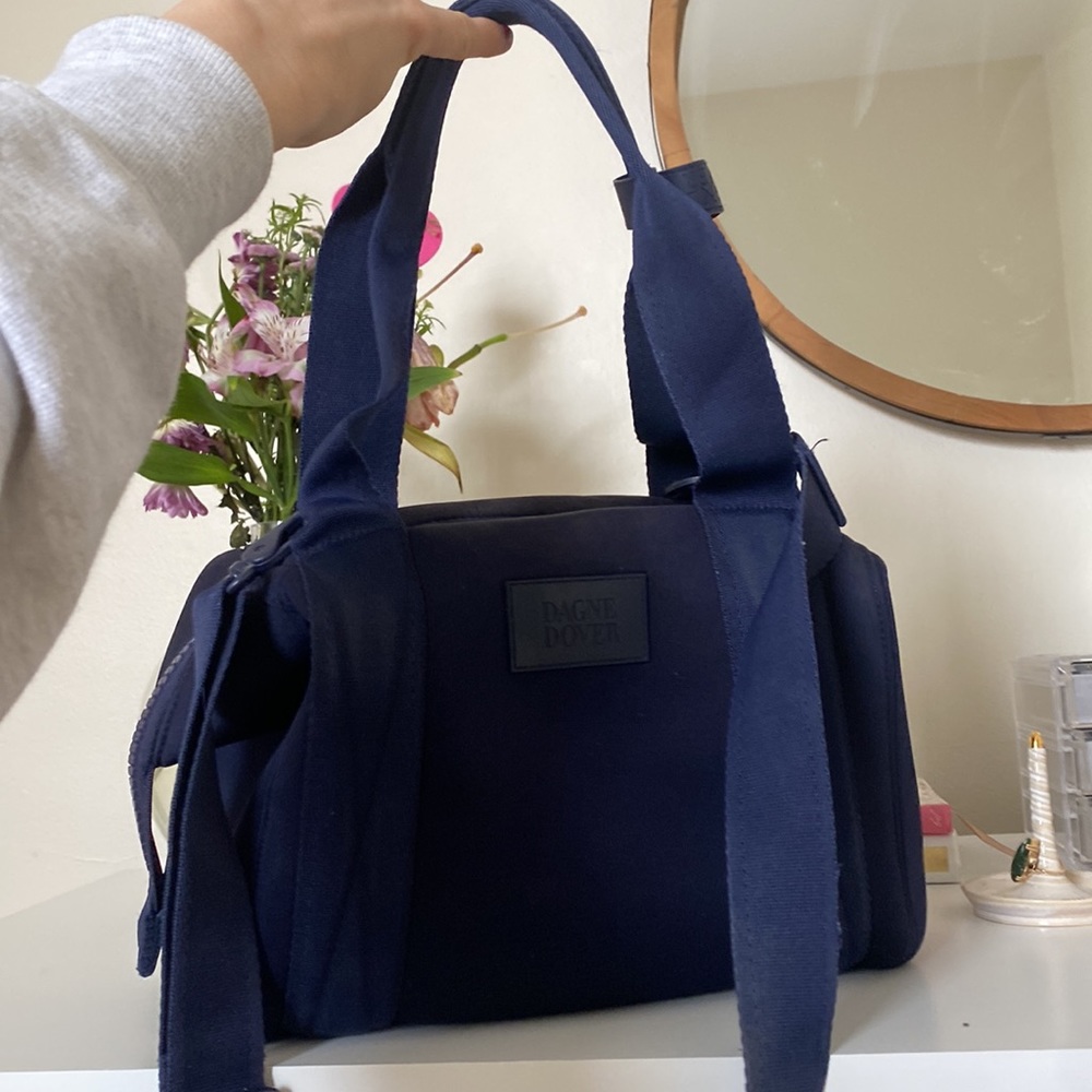 Dagne Dover - medium Landon bag (Navy)